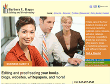 Tablet Screenshot of hague-editorial.com